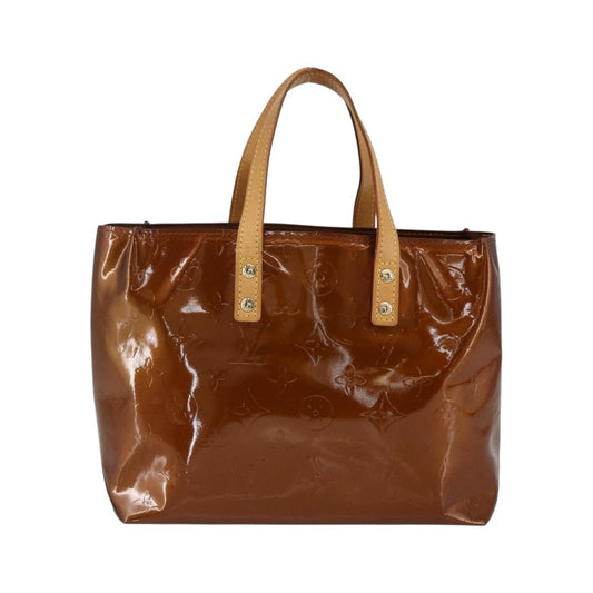 Louis Vuitton Reade Monogram Vernis, Brown, Patent Leather, Handbag