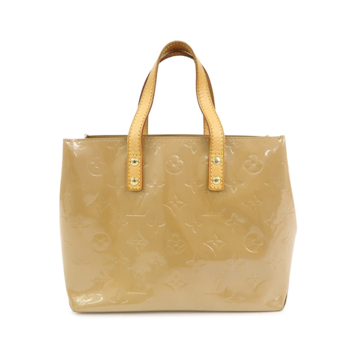 Louis Vuitton Reade Monogram Vernis, Brown, Patent Leather, Handbag