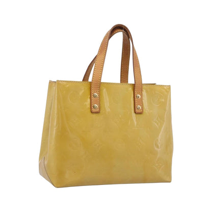 Louis Vuitton Reade Monogram Vernis, Beige, Patent Leather, Handbag