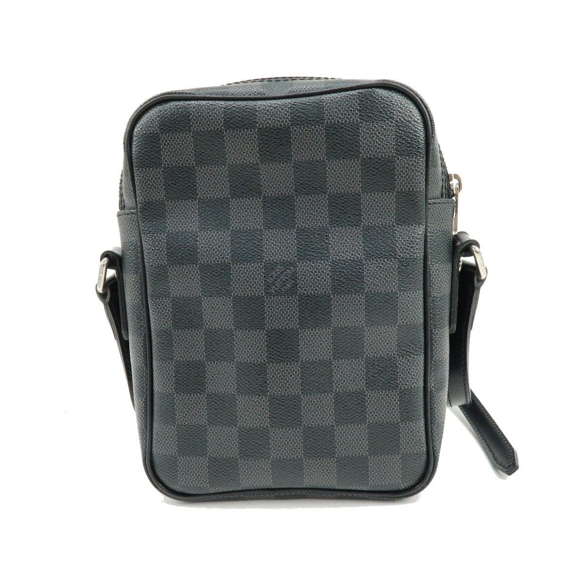 Louis Vuitton Rem Damier Graphite, Black, Canvas, Handbag