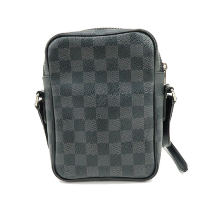 Louis Vuitton Rem Damier Graphite, Black, Canvas, Handbag