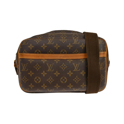 Louis Vuitton Reporter Monogram, Brown, Canvas, Shoulder Bag
