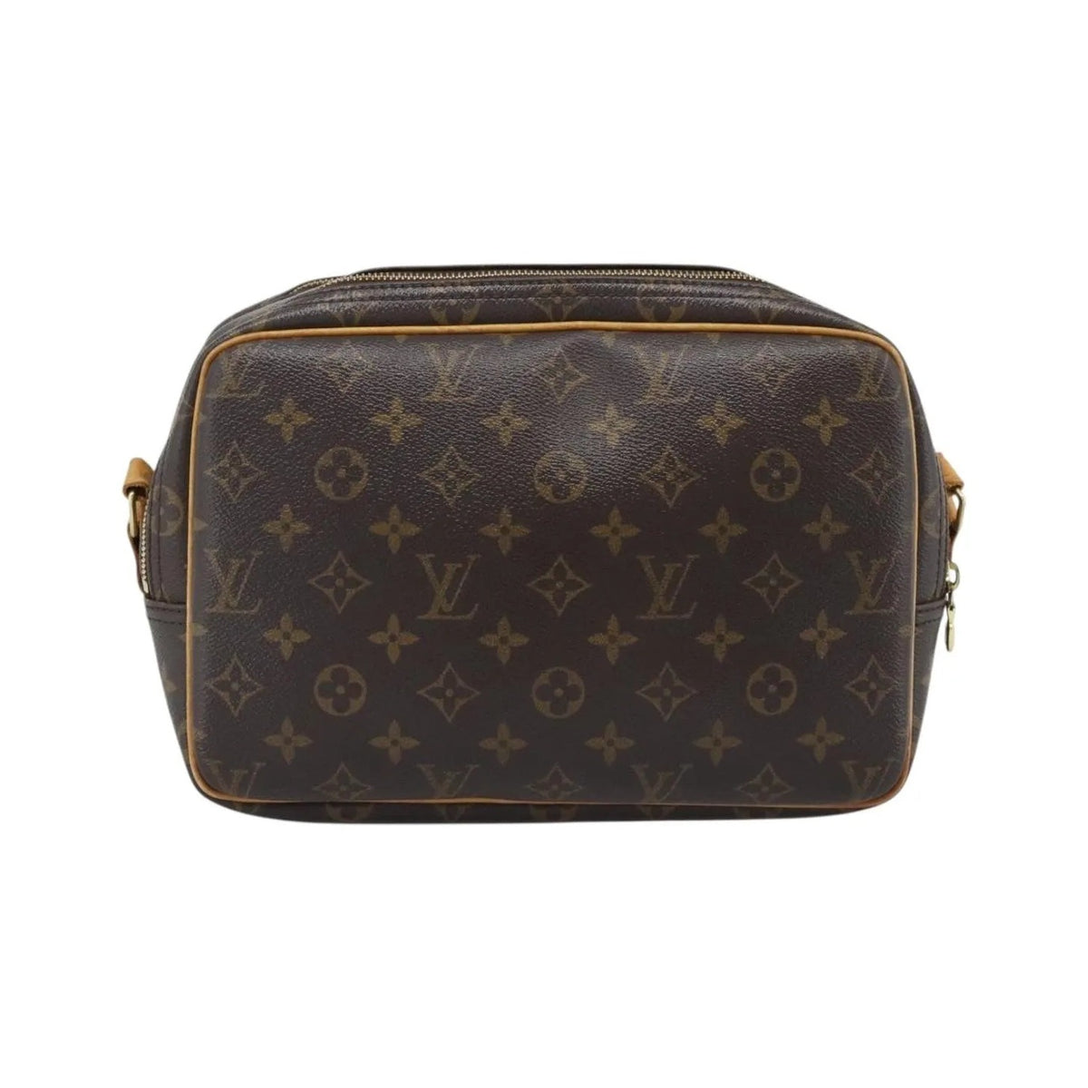 Louis Vuitton Reporter Monogram, Brown, Canvas, Shoulder Bag