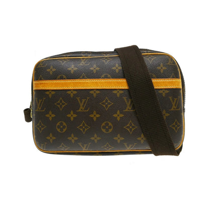 Louis Vuitton Reporter Monogram, Brown, Canvas, Shoulder Bag