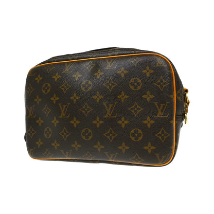 Louis Vuitton Reporter Monogram, Brown, Canvas, Shoulder Bag