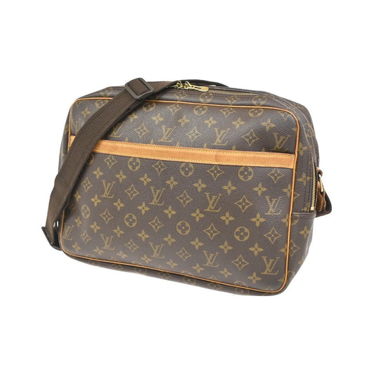 Louis Vuitton Reporter Monogram, Brown, Canvas, Shoulder Bag