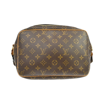 Louis Vuitton Reporter Monogram, Brown, Canvas, Shoulder Bag
