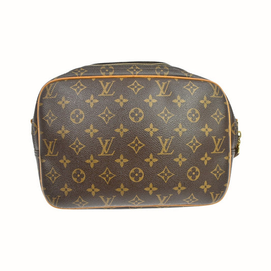 Louis Vuitton Reporter Monogram, Brown, Canvas, Shoulder Bag