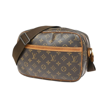 Louis Vuitton Reporter Monogram, Brown, Canvas, Shoulder Bag