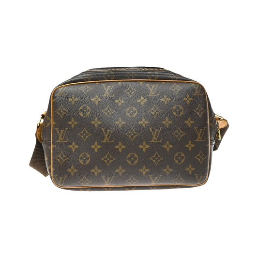 Louis Vuitton Reporter Monogram, Brown, Canvas, Shoulder Bag