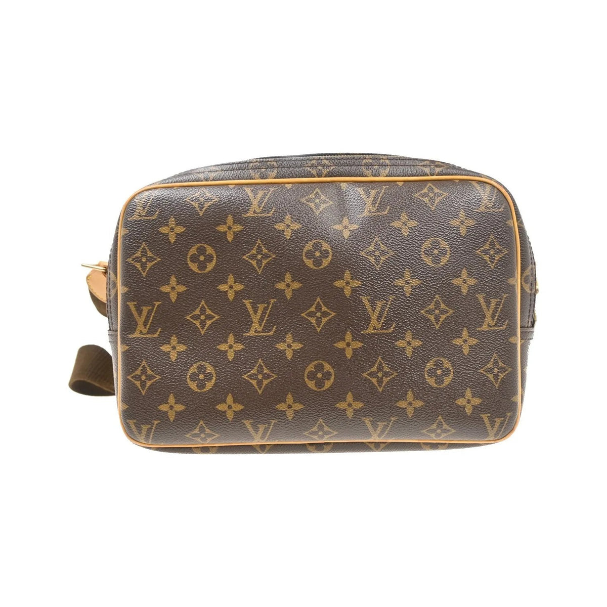 Louis Vuitton Reporter Monogram Canvas, Brown, Canvas, Shoulder Bag
