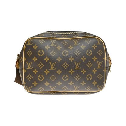 Louis Vuitton Reporter Monogram Canvas, Brown, Canvas, Shoulder Bag