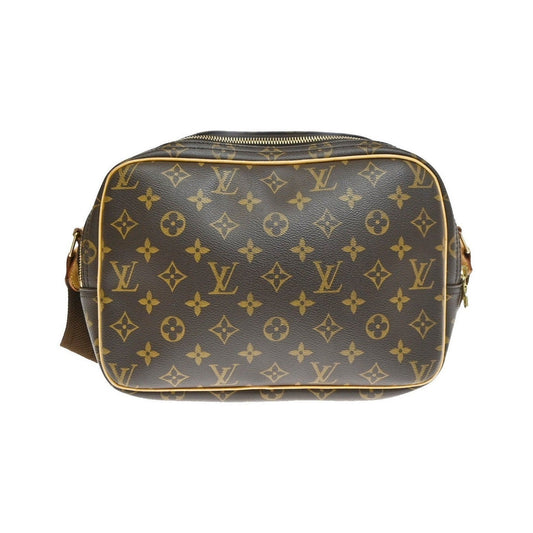 Louis Vuitton Reporter Monogram Canvas, Brown, Canvas, Shoulder Bag