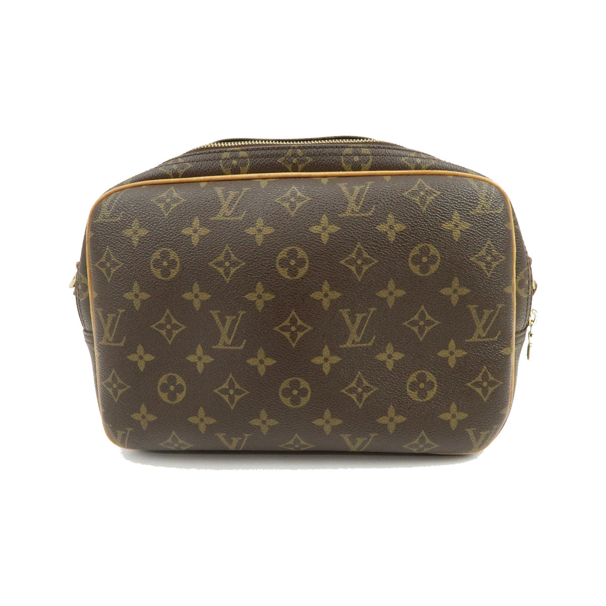 Louis Vuitton Reporter Monogram Canvas, Brown, Canvas, Shoulder Bag
