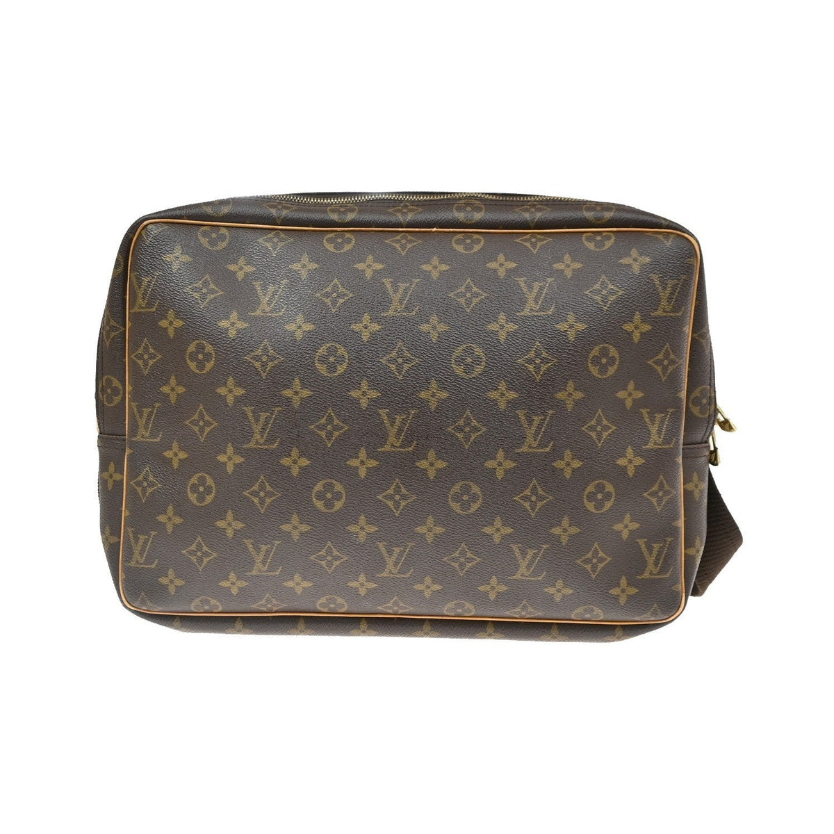 Louis Vuitton Reporter Monogram Canvas, Brown, Canvas, Shoulder Bag