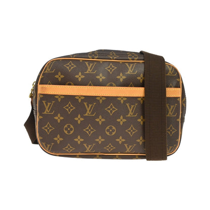 Louis Vuitton Reporter Monogram Canvas, Brown, Canvas, Shoulder Bag