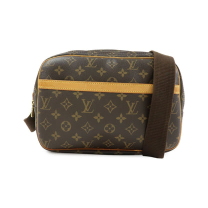 Louis Vuitton Reporter Monogram Canvas, Brown, Canvas, Shoulder Bag