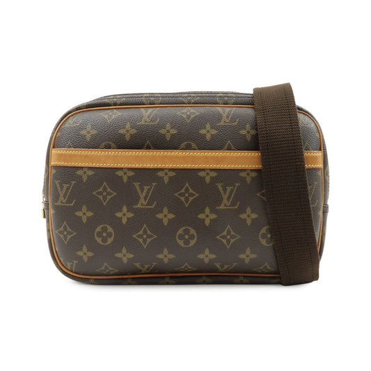 Louis Vuitton Reporter Monogram Canvas, Brown, Canvas, Shoulder Bag