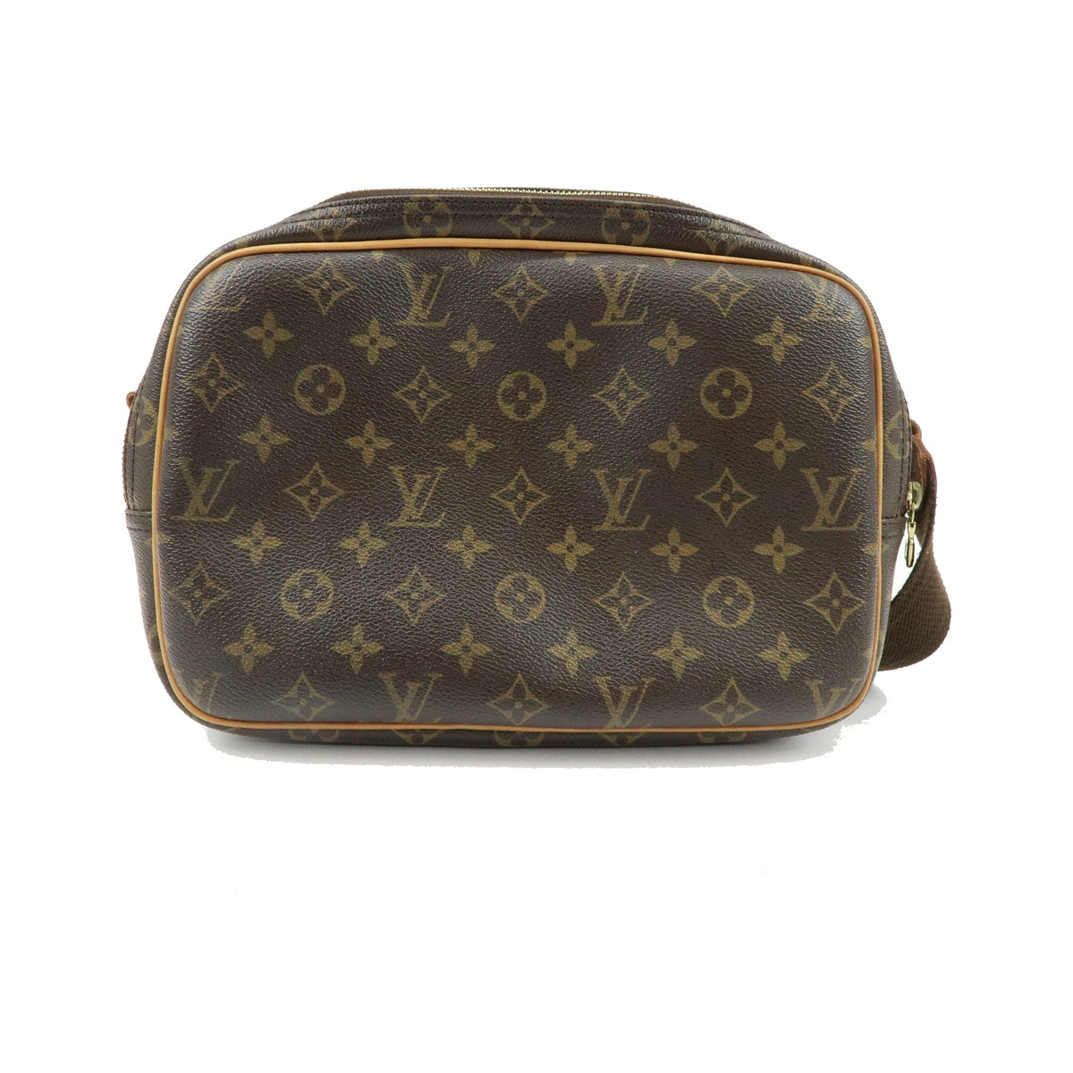 Louis Vuitton Reporter Monogram Canvas, Brown, Canvas, Shoulder Bag