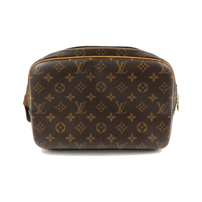 Louis Vuitton Reporter Monogram Canvas, Brown, Canvas, Shoulder Bag