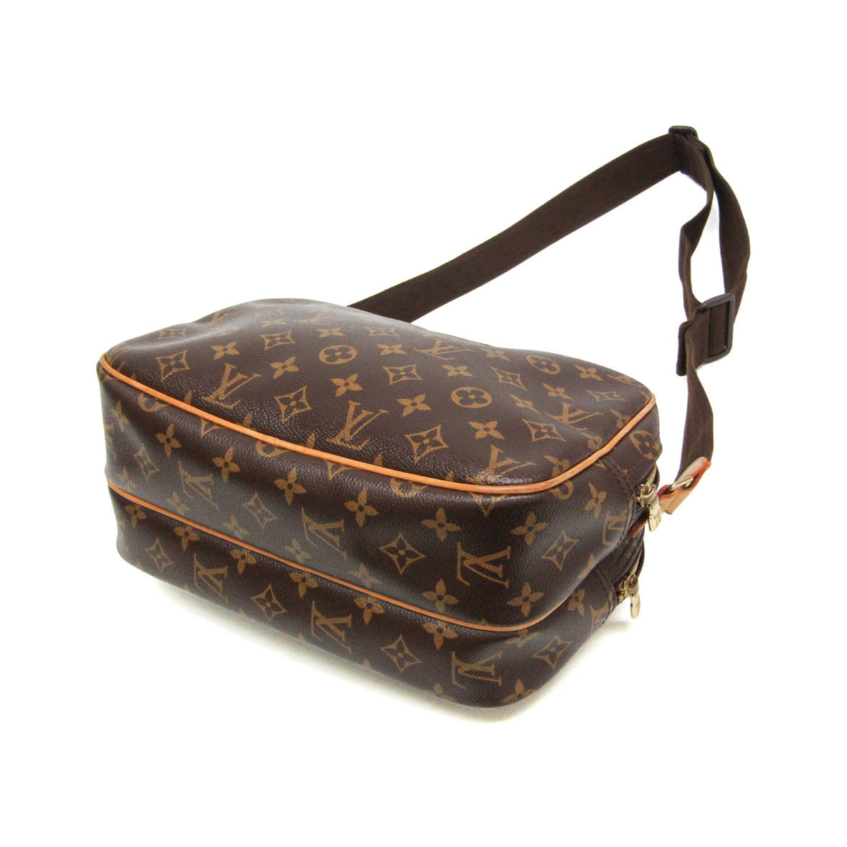 Louis Vuitton Reporter Monogram Canvas, Brown, Canvas, Shoulder Bag