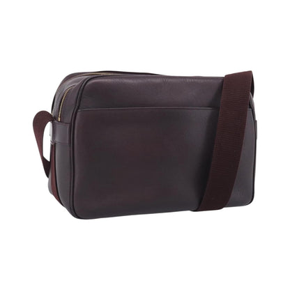 Louis Vuitton Reporter Taiga Leather, Burgundy, Leather, Shoulder Bag