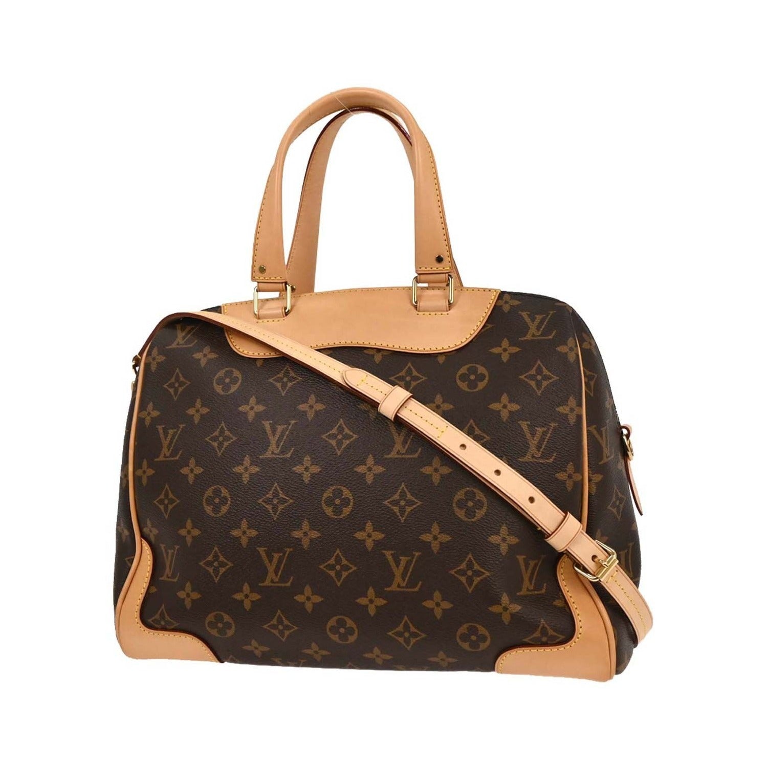 Louis Vuitton Retiro Monogram Canvas, Brown, Canvas, Handbag