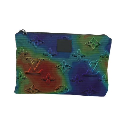 Louis Vuitton Reversible Limited Edition 2054 Monogram Textile, Multicolour, Nylon, Clutch