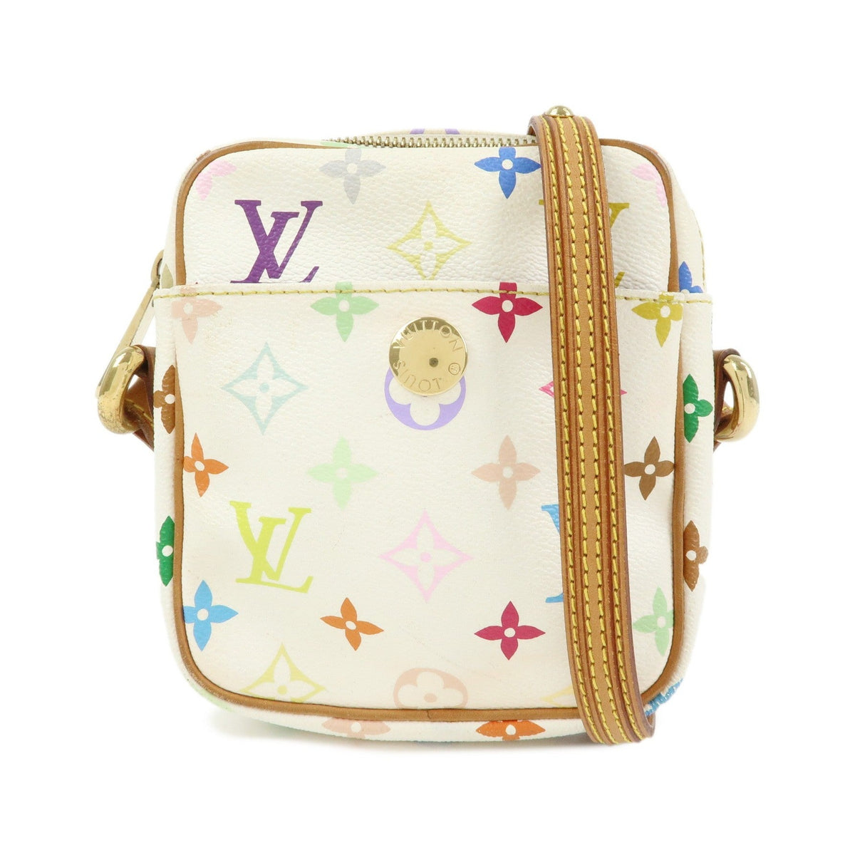 Louis Vuitton Rift Monogram Multicolor, White, Canvas, Handbag