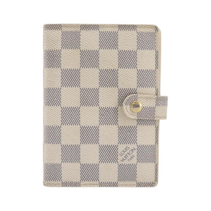 Louis Vuitton Ring Agenda Cover Damier, Beige, Canvas, Briefcase