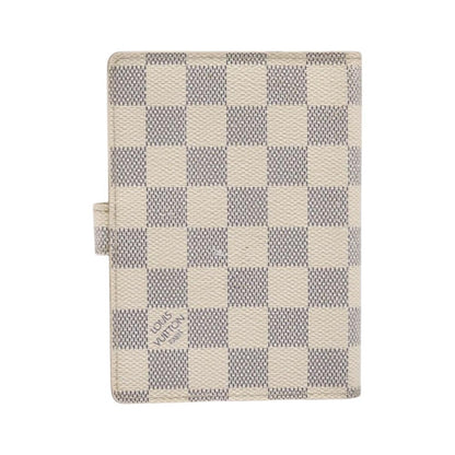 Louis Vuitton Ring Agenda Cover Damier, Beige, Canvas, Briefcase
