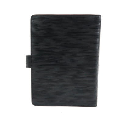 Louis Vuitton Ring Agenda Cover Epi Leather, Black, Leather, Briefcase