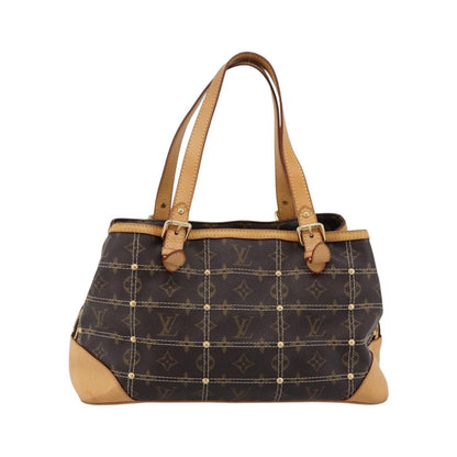 Louis Vuitton Riveting Monogram Canvas, Brown, Canvas, Shoulder Bag