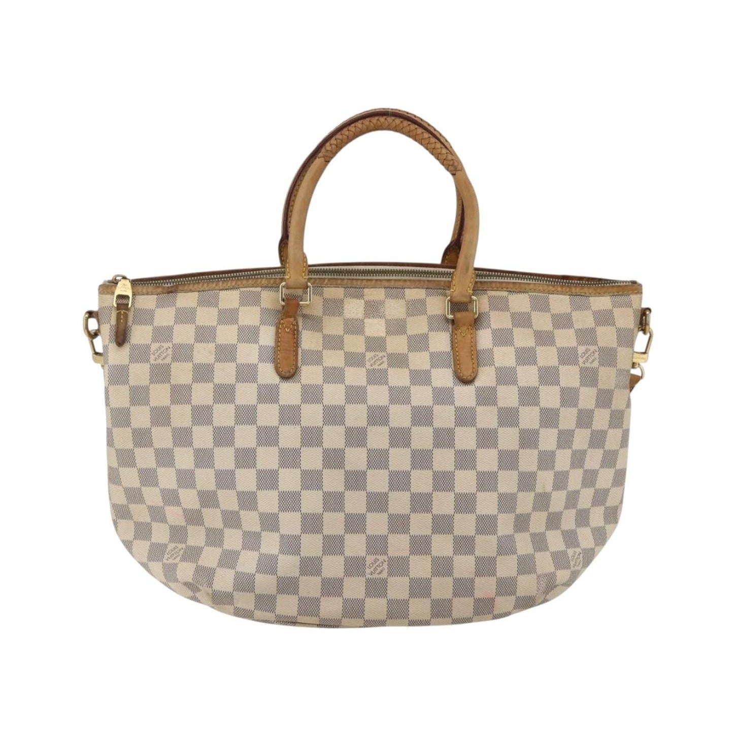 Louis Vuitton Riviera Damier, Beige, Canvas, Handbag