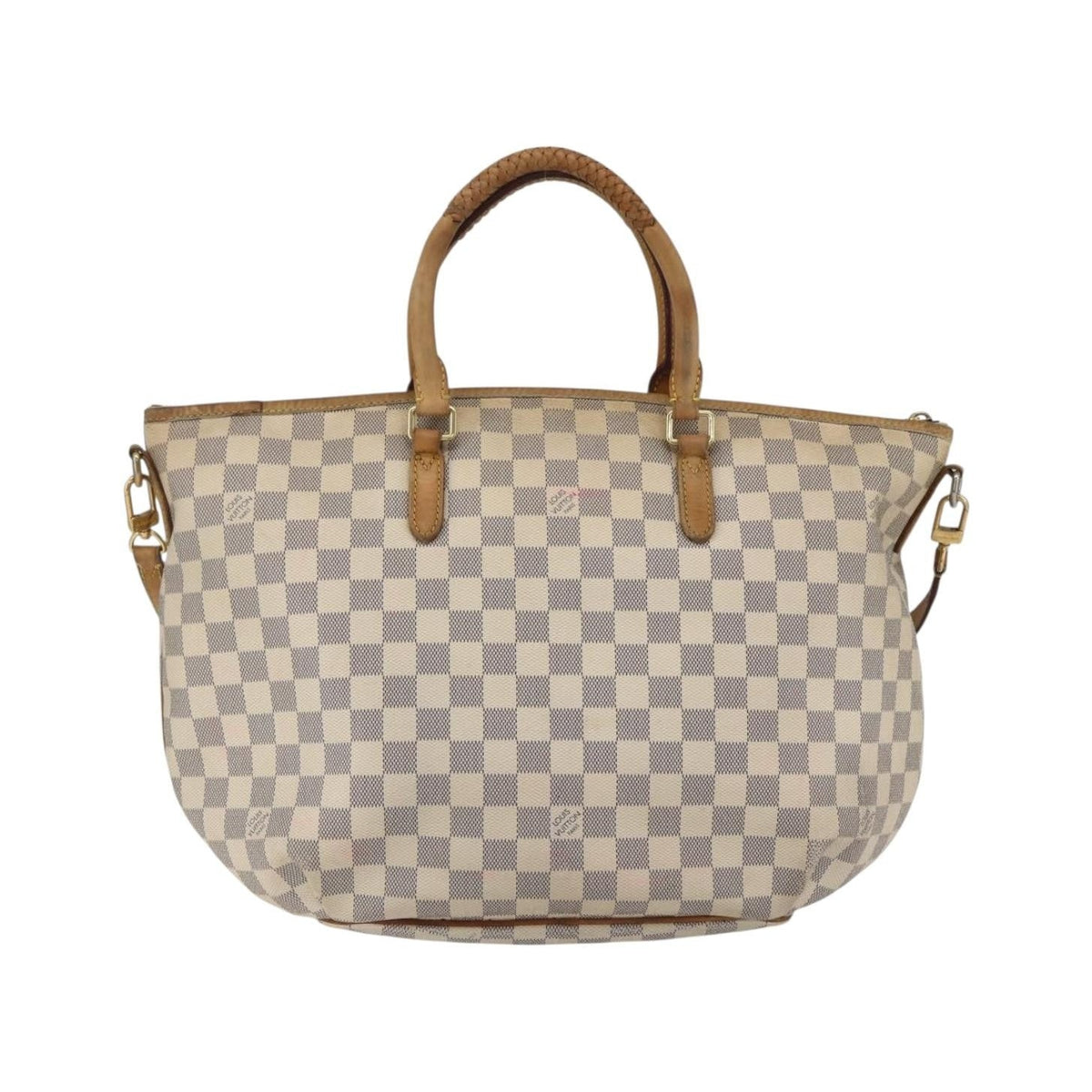 Louis Vuitton Riviera Damier, Beige, Canvas, Handbag