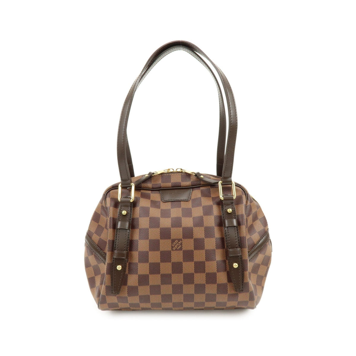 Louis Vuitton Rivington Satchel Damier, Brown, Canvas, Handbag