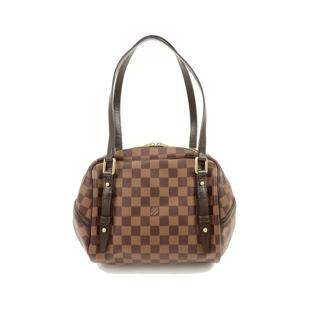 Louis Vuitton Rivington Satchel Damier, Brown, Canvas, Handbag