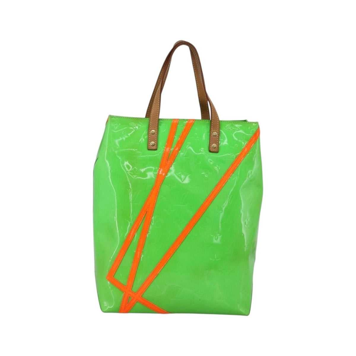 Louis Vuitton Robert Wilson Reade Vernis, Green, Patent Leather, Tote Bag