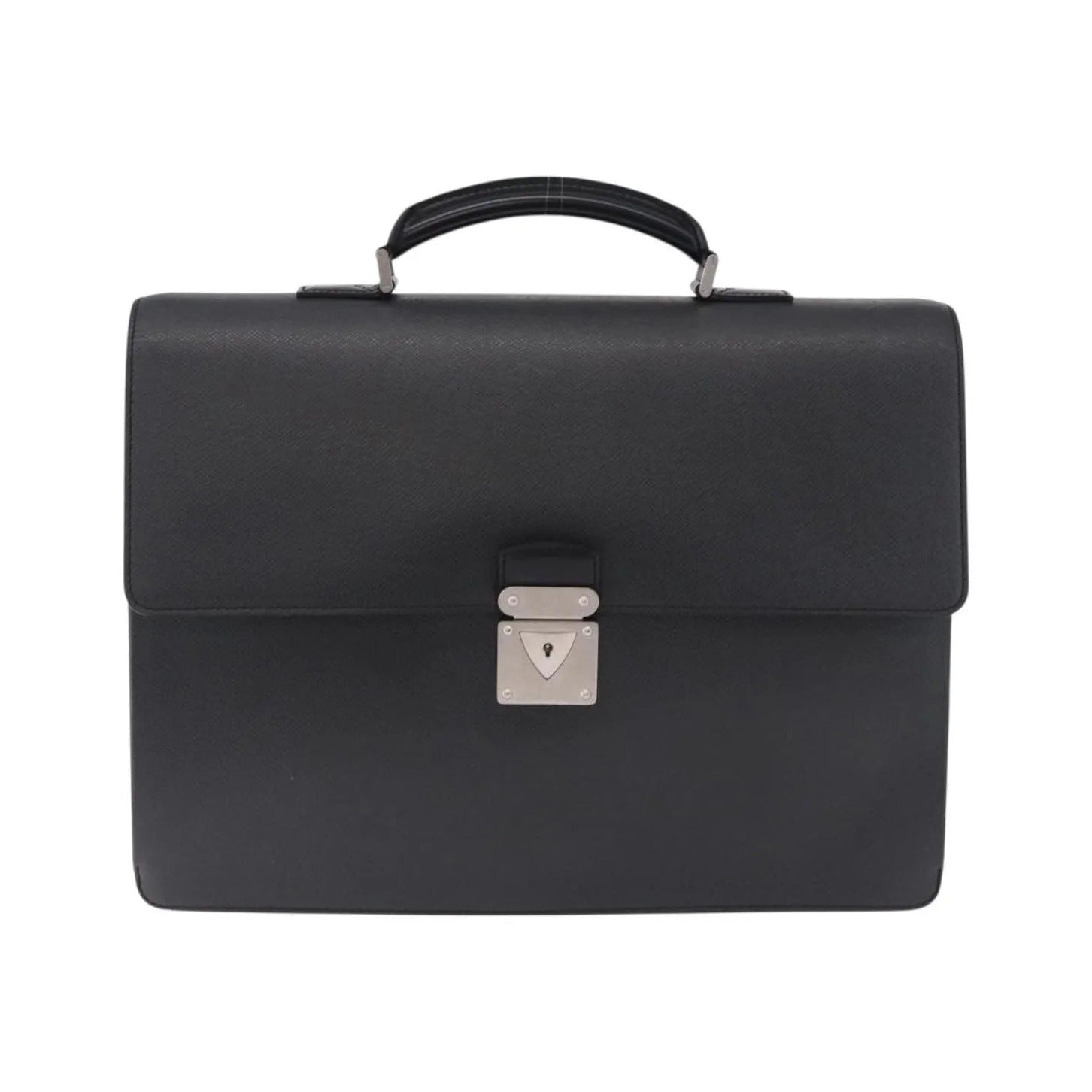 Louis Vuitton Robusto Taiga, Black, Leather, Briefcase
