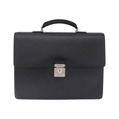 Louis Vuitton Robusto Taiga, Black, Leather, Briefcase