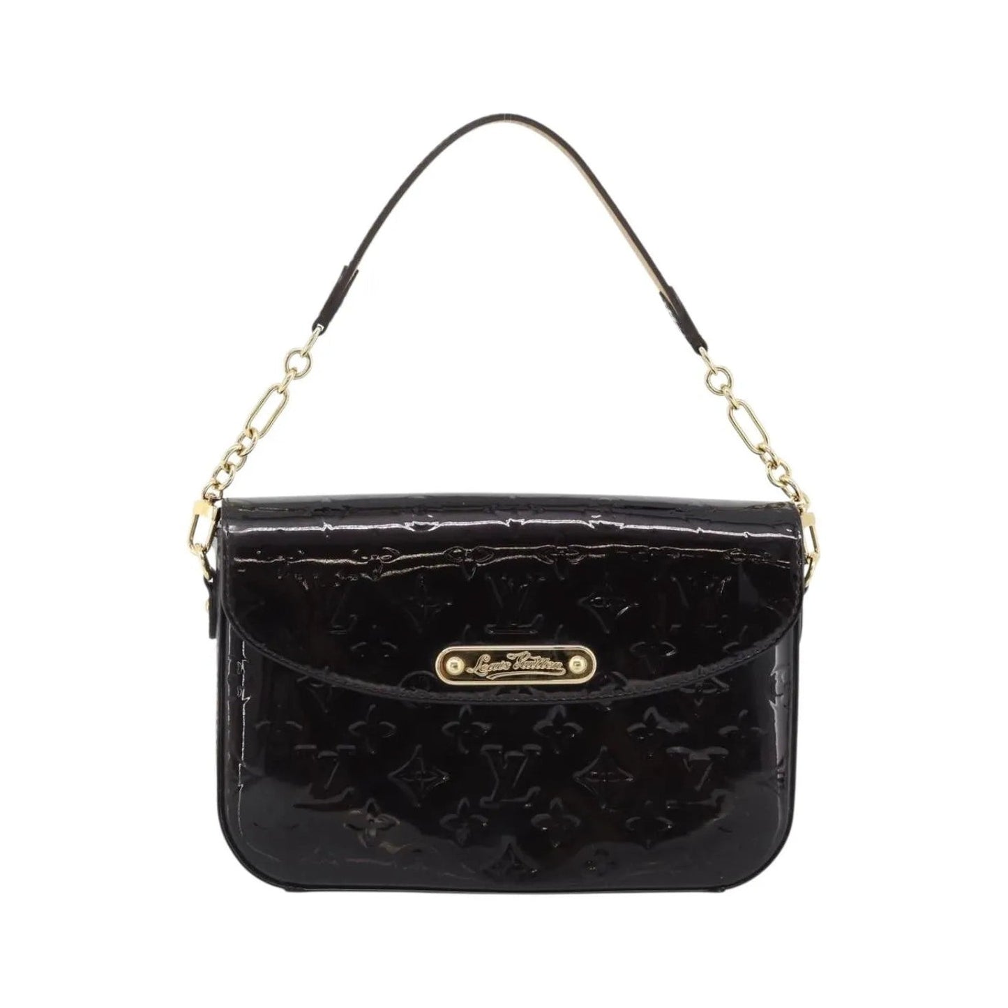 Louis Vuitton Rodeo Drive Monogram Vernis, Black, Patent Leather, Handbag