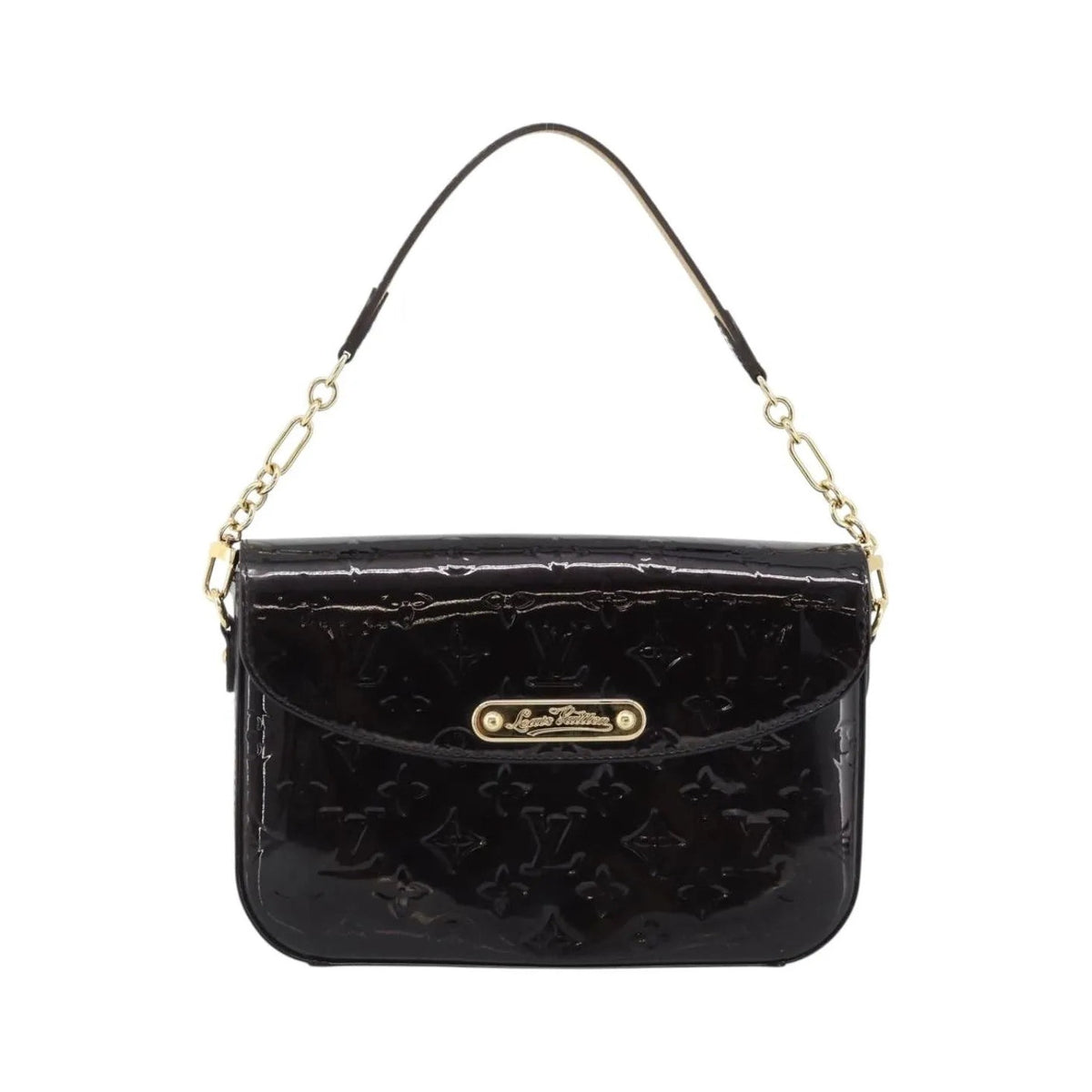 Louis Vuitton Rodeo Drive Monogram Vernis, Black, Patent Leather, Handbag