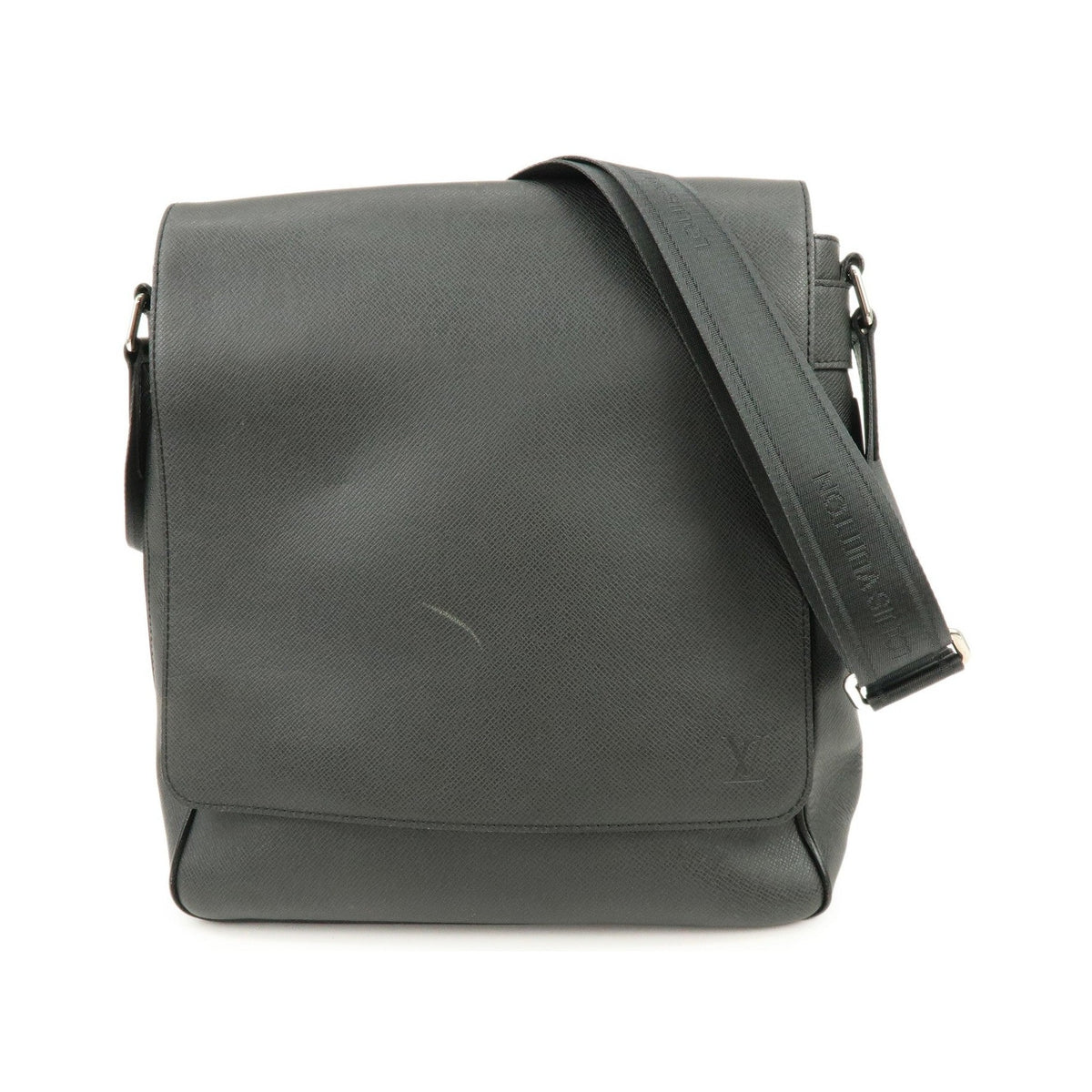 Louis Vuitton Roman Taiga Leather, Gray, Leather, Handbag