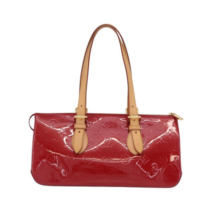 Louis Vuitton Rosewood Avenue Monogram Vernis, Red, Patent Leather, Handbag