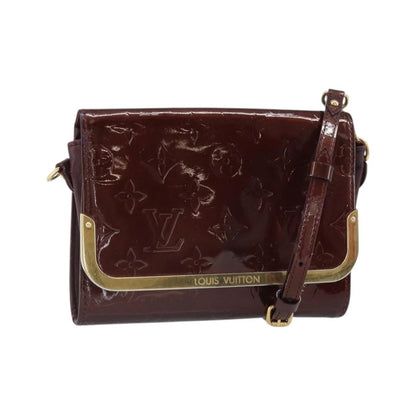 Louis Vuitton Rossmore Monogram Vernis, Burgundy, Patent Leather, Handbag