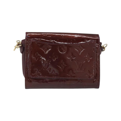 Louis Vuitton Rossmore Monogram Vernis, Burgundy, Patent Leather, Handbag