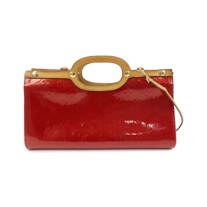 Louis Vuitton Roxbury Drive Monogram Vernis, Red, Patent Leather, Handbag