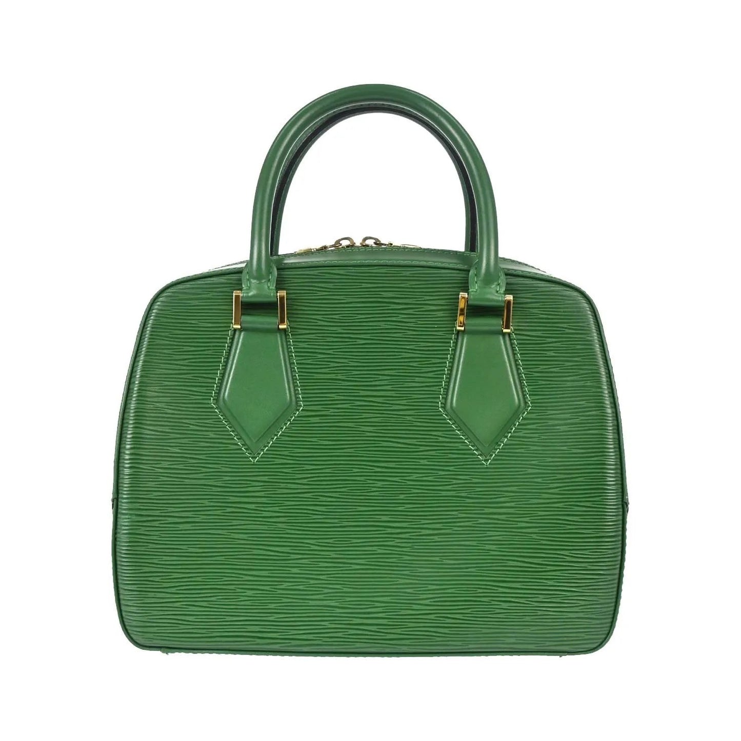 Louis Vuitton Sablons Epi Leather, Green, Leather, Handbag