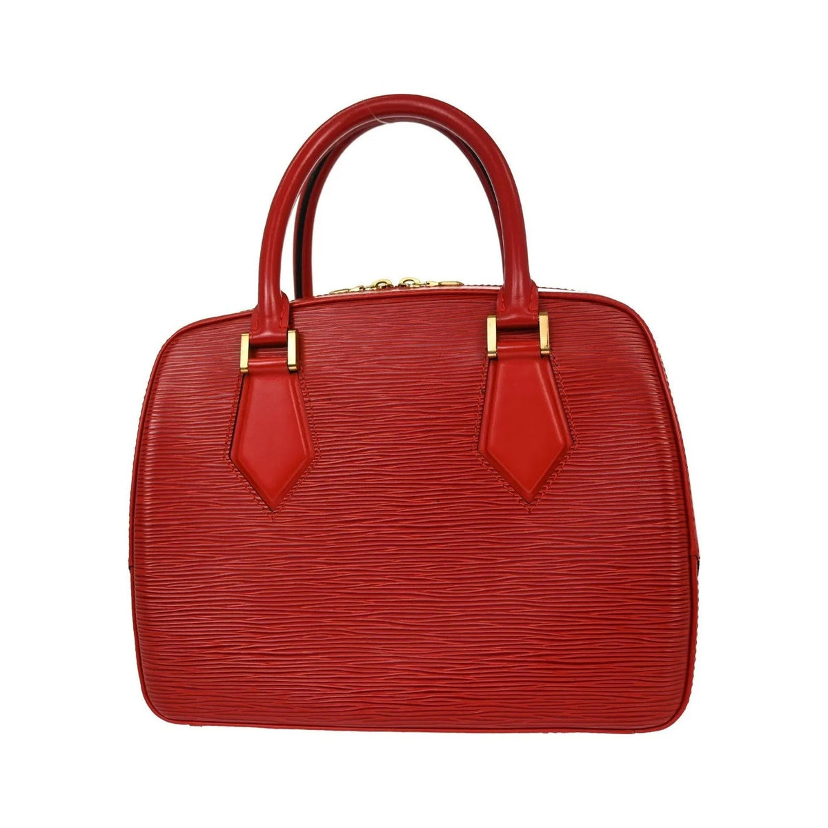 Louis Vuitton Sablons Epi Leather, Red, Leather, Handbag