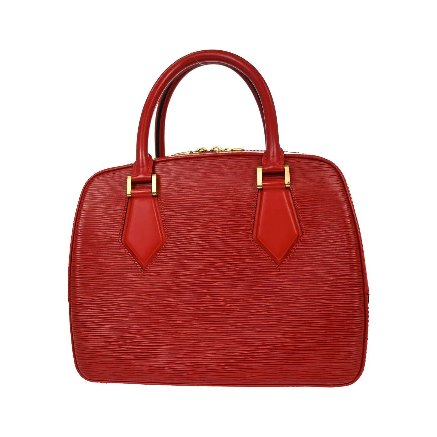 Louis Vuitton Sablons Epi Leather, Red, Leather, Handbag